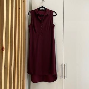 Karen Millen Burgundy Shirt Dress